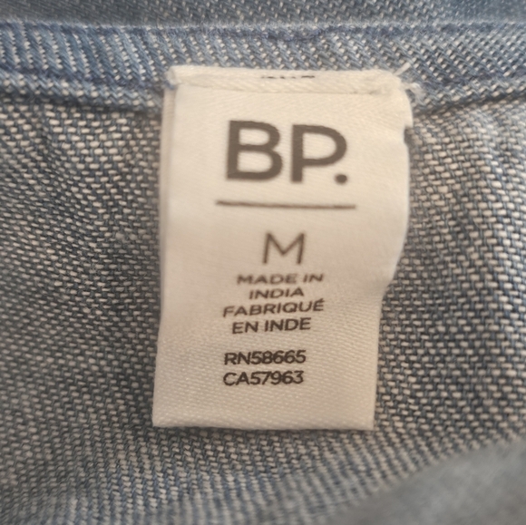 NWT! Nordstrom-BP Women's Sleeveless Mini Jean Dress Medium - Picture 9 of 9